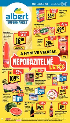 Leták Albert Albert Supermarket leták platný od 2026-06-24 do 2026-06-30
