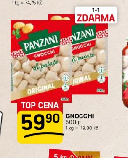 GNOCCHI - FLOP TOP aktualniletaky.eu