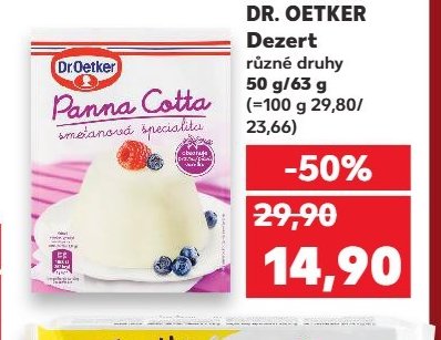 DR. OETKER Panna Cotta 50 g - Kaufland aktualniletaky.eu