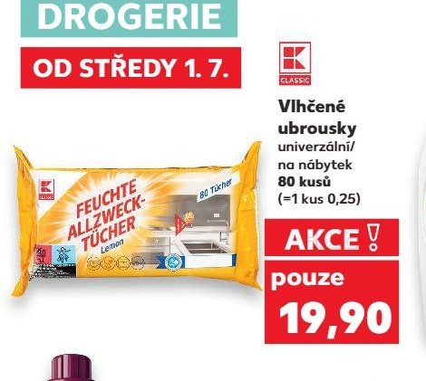 Vlhčené ubrousky univerzální - Kaufland aktualniletaky.eu