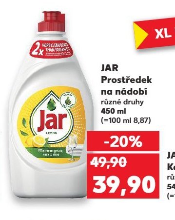 JAR Prostředek na nádobí - Kaufland aktualniletaky.eu