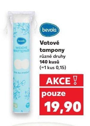 Bevola Vatové tampony - Kaufland aktualniletaky.eu