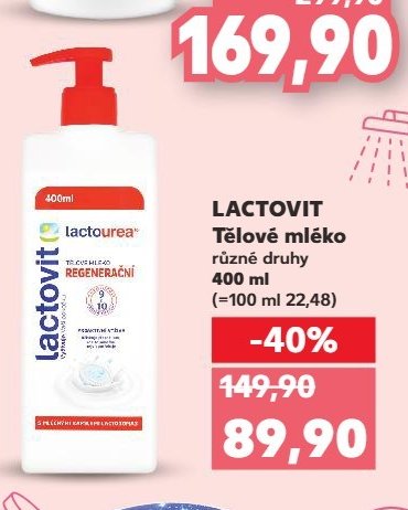 LACTOVIT Tělové mléko různé druhy 400 ml - Kaufland aktualniletaky.eu