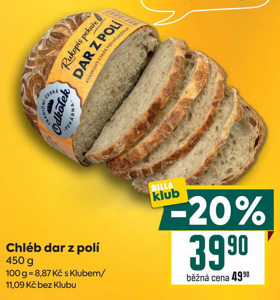 Chléb dar z polí