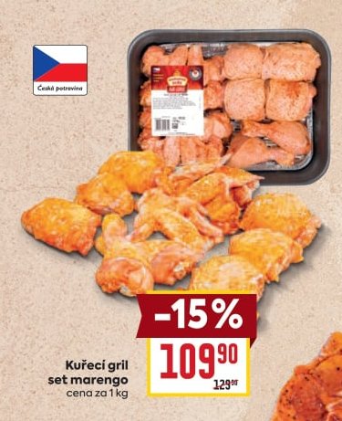 Kuřecí gril set marengo