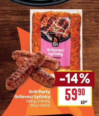 Grill Party Grilovací tyčinky