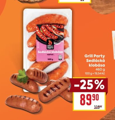 Grill Party Sedlácká klobása