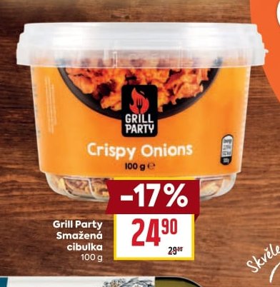 Grill Party Smažená cibulka