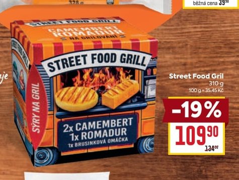 Street Food Gril Camembert a Romadur