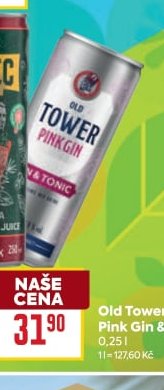 Old Tower Pink Gin & Tonic