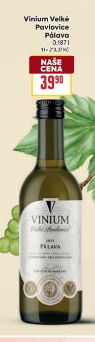 Vinium Velké Pavlovice Pálava
