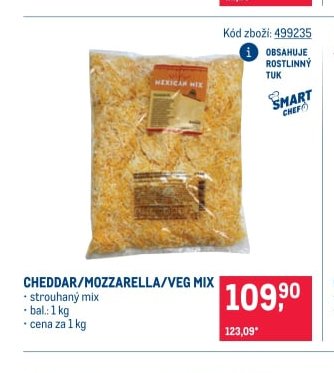 CHEDDAR/MOZZARELLA/VEG MIX
