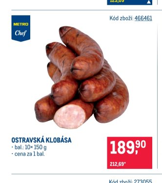 OSTRAVSKÁ KLOBÁSA