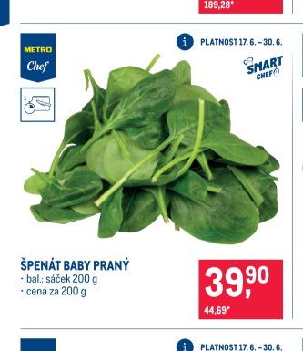 ŠPENÁT BABY PRANÝ