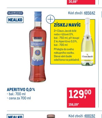 APERITIVO 0,0 %