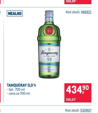 TANQUERAY 0,0 %