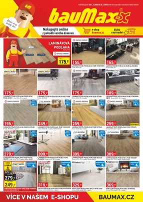 aktuální leták bauMax 1.7.2026-31.7.2026