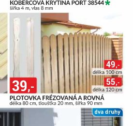 PLOTOVKA FRÉZOVANÁ A ROVNÁ