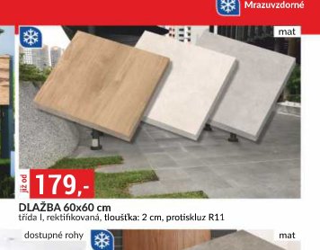 DLAŽBA 60x60 cm