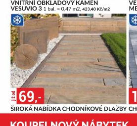 ŠIROKÁ NABÍDKA CHODNÍKOVÉ DLAŽBY