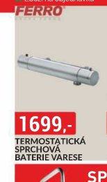 TERMOSTATICKÁ SPRCHOVÁ BATERIE