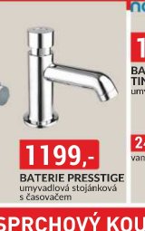 BATERIE PRESTIGE umyvadlová stojánková s časovačem