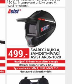 SVÁŘECÍ KUKLA SAMOSTMÍVACÍ ASIST AR06-1020