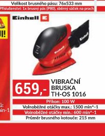 VIBRAČNÍ BRUSKA TH-OS 1016