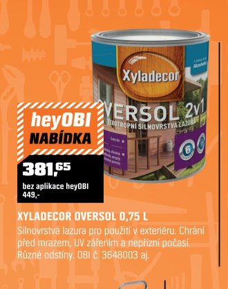 XYLADECOR OVERSOL 0,75 L