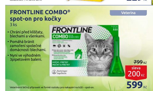FRONTLINE COMBO spot-on pro kočky