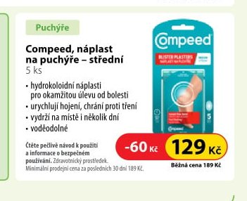 Compeed, náplast na puchýře