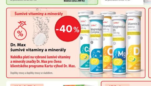 Dr. Max šumivé vitaminy a minerály
