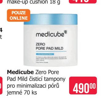 Medicube Zero Pore Pad Mild čisticí tampony pro minimalizaci pórů jemné 70 ks
