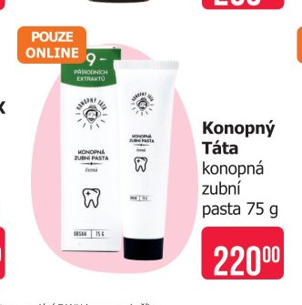 Konopný Táta konopná zubní pasta 75 g