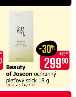 Beauty of Joseon ochranný pleťový stick 18 g