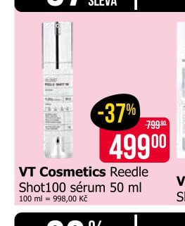VT Cosmetics Reedle Shot100 sérum 50 ml