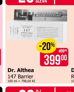 Dr. Althea 147 Barrier