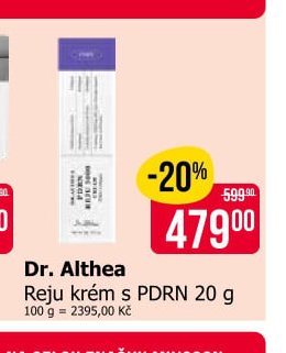 Dr. Althea Reju krém s PDRN 20 g