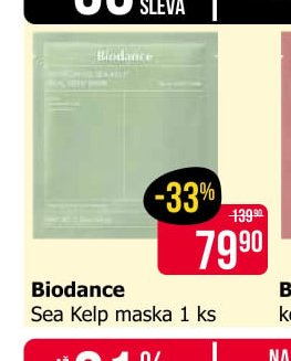 Biodance Sea Kelp maska 1 ks