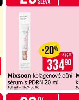 Mixsoon kolagenové oční sérum s PDRN 20 ml