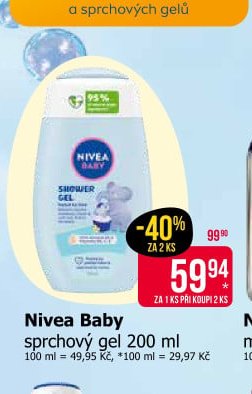 Nivea Baby sprchový gel 200 ml