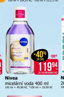 Nivea micelární voda 400 ml