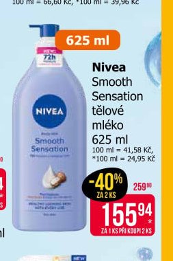 Nivea Smooth Sensation tělové mléko 625 ml