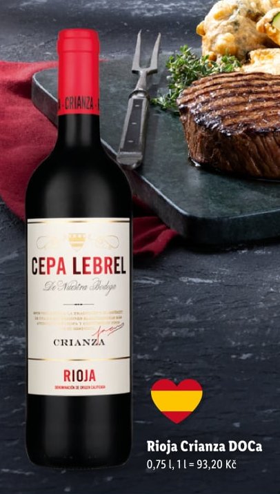 Rioja Crianza DOCa - Lidl aktualniletaky.eu