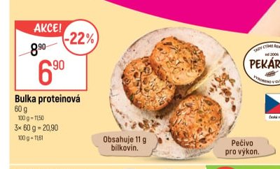 Bulka proteinová 60 g