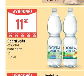 Dobrá voda ochucená 1,5 l