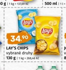 Lay's chips vybrané druhy