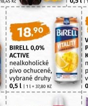 Birell 0,0% Active nealkoholické pivo ochucené, vybrané druhy