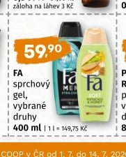 Fa sprchový gel vybrané druhy