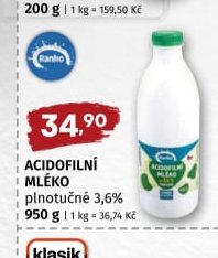 ACIDOFILNÍ MLÉKO plnotučné 3,6%